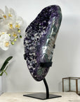 Unique Top Quality Amethyst Specimen full of Calcite Crystals inclusions - MWS1853