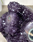 Beautiful Amethyst & Blue Agate Stalactite Formation - MWS2381