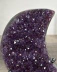 Amethyst & Agate Moon Carving - Stand Icnluded - MWS2575