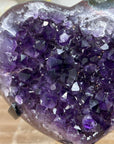 Stunning Natural Amethyst Heart Crystal - HST0246