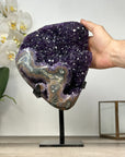 Amethyst Geode with Deep Purple Crystals and Natural Banding - MWS2934
