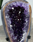 Natural Agate & Amethyst Geode, Stand included - MWS2173