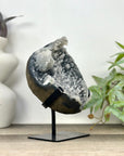 Uruguayan Grey Quartz with Micro Stalactites Formations - MWS3295