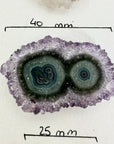 Amethyst, Quartz Agate & Green Jasper Stalactite Slices Wholesale Flat - Ideal for Pendants - STS0026
