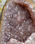 Beautiful Amethyst Geode with Pink Tone Sugar Crystals - MWS1738