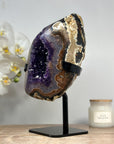 Outstanding Natural Amethyst Geode with Colorful Shell - MWS1427