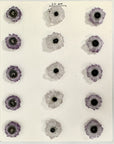 Amethyst & Quartz Stalactite Slices for Jewelers - Wholesale Bulk Pack - STS0063