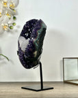 Unique Natural Top Grade Amethyst Geode with Calcite Formation - MWS3027