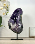 Uruguayan Amethyst Cluster with Large Deep Purple Crystals - MWS2983
