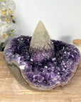Unique Stunning Large Calcite & Amethyst Specimen, Collection Grade Piece - CBP1098