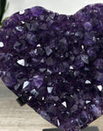 Stunning Deep Purple Amethyst Heart Carving - HST0288