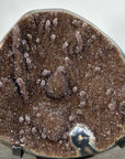 Brown Tone Druzy Agate Geode for Home Decor Display - MWS2675
