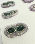 Natural Amethyst Stalactite Slices Wholesale Flat - Ideal for Pendants - STS0031