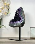 Amethyst Geode Cluster on Stand – Home Decor Display Specimen - MWS2638