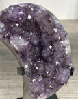 Amethyst Moon Shape Crystal Cluster on Stand - MWS2576