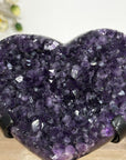 A Grade Natural Amethyst Stone heart - HST0258