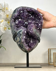 Huge Amethyst Geode with Agate & Green Jasper Shell - MWS2194