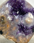 Natural Uruguayan Amethyst Crystal Cluster with Stalactite Eye Formation - MWS2429