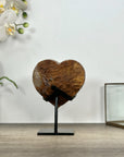 Natural Citrine Crystal Stone Heart - HST0335