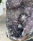 Natural Amethyst and Agate Specimen with Black Hematite Formations - MWS2394