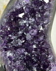 AAA Grade Natural Amethyst Cluster with Metal Stand - MWS1878