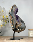 Natural Amethyst & Quartz Large Crystals Specimen - MWS1504
