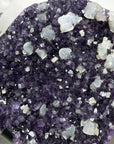 Top Grade Natural Amethyst Cluster with Calcite Formations - MWS2217