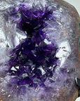 Stunning Amethyst Geode with Large & Shinny Crystals - MWS1356
