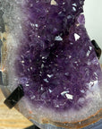 Magnificent Natural Amethyst & Blue Agate Cluster - MWS1708