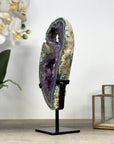 Natural Amethyst & Green Jasper Slice Portal - MWS2239