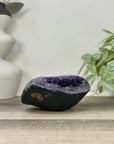 Natural Deep Purple Uruguayan Amethyst Geode - STGE0056