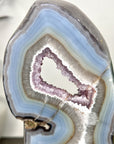 Unique Natural Agate, Amethyst & Quartz Geode Slice portal - MWS3244