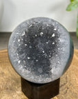Quartz & Agate Sphere Geode with Crystal Interior - SPH0196