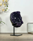 Premium Uruguayan Amethyst Stone on Stand - MWS3026