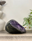 Large Amethyst Stone Geode with Polished agate Shell - STGE0085