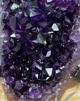 Top Quality Natural Amethyst Specimen with Jasper Shell - MWS1933