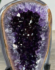 Natural Agate & Amethyst Geode, Stand included - MWS2173