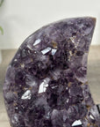 Uruguayan Amethyst Moon Shape Crystal - MWS2579