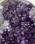 Natural Amethyst Crystal Cluster with Green Jasper Shell for Home Decor - CBP1142