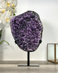 Amethyst Geode Full of Stalctites on Stand - MWS2649