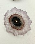 Genuine Amethyst & Green Jasper Stalactite Slices Flat - Perfect for Crafting Unique Jewelry - STS0045