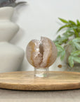 Yellow Tone Quartz Druzy Sphere Geode - SPH0172