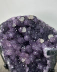 Deep Purple Amethyst Cluster With Metal Stand - MWS2723