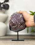 Natural Amethyst Stalactite Flower Formation on Stand - MWS3285