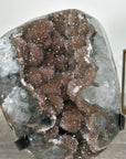 Natural Sugar Druzy Crystal Geode – Sparkling Mini Display Piece for Peaceful Home Decor - MWS2509