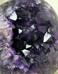 Deep Purple Amethyst Geode with Large Crystals - MWS2432