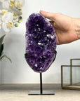 Amethyst Crystal Cluster with Large & Shinny Crystals - MWS2210