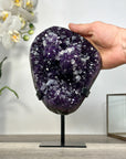 Deep Purple Amethyst Crystal Cluster for Home Decor Display - MWS2616