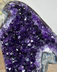 A+ Grade Natural Amethyst Geode - Metallic Stand Included - MWS1833