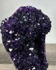 Deep Purple Amethyst Stalactite Formation on Metal Stand - MWS2729